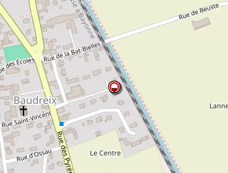 Carte de Lafarge Granulats à Baudreix