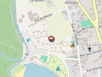 Carte de Drop In Baudreix à Baudreix