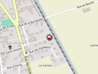 Carte de Net Bati à Baudreix