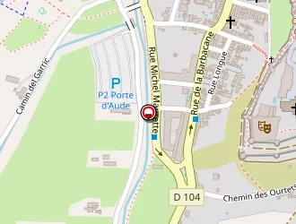 Carte de Domaine D'auriac à Carcassonne