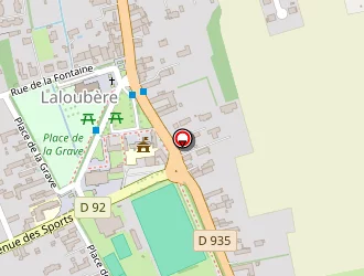 Carte de Stade Larrouy à Laloubère