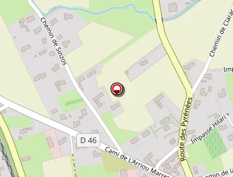 Carte de Lacay Hervé à Bordes