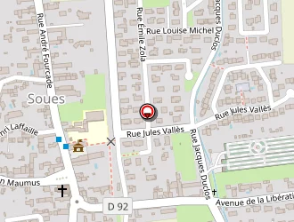 Carte de Ecole Village à Soues