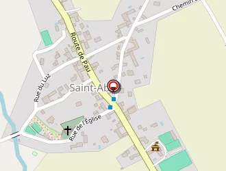 Carte de Fronton à Saint-abit