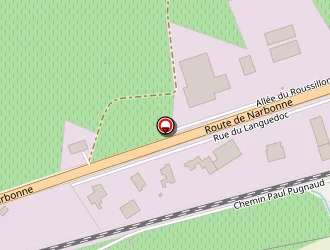 Carte de Bâtiment Côté Sud à Lézignan-corbières