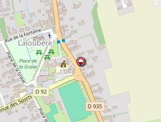 Carte de La Poste à Laloubère