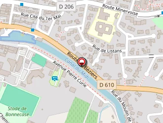 Carte de Le Moulin De Trèbes à Trèbes