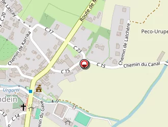 Carte de Mairie De Garindein à Garindein