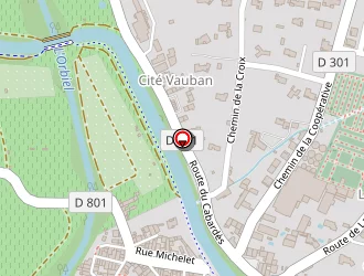 Carte de La Poste à Trèbes