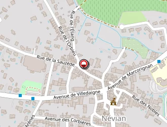 Carte de Bousquet Frédéric à Névian