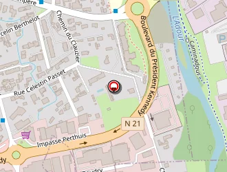 Carte de Locateam à Tarbes