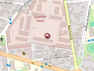 Carte de Centre Marboré à Tarbes