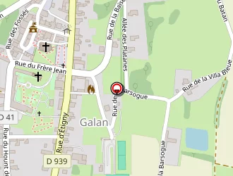 Carte de Stade Georges Sabatier à Galan