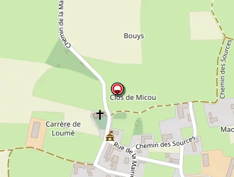 Carte de Electricité Maurice à Clarac