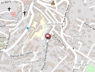 Carte de Ehpad Andre Blanc à Pierrefeu-du-var