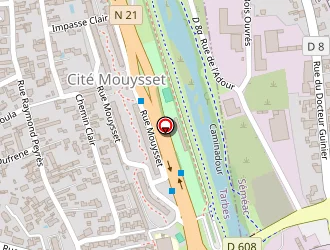 Carte de Uda Sammy à Tarbes