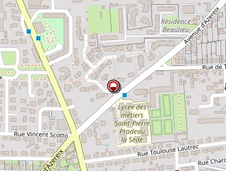 Carte de Auto Ecole Les Peupliers à Tarbes