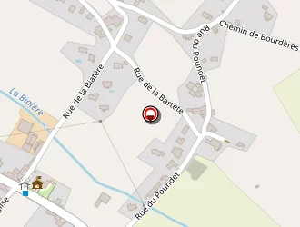 Carte de Lacrampe Georges à Verdets