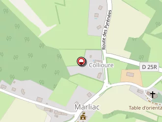 Carte de Mairie De Marliac à Marliac