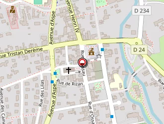 Carte de Les Jardins D'iroise à Gan