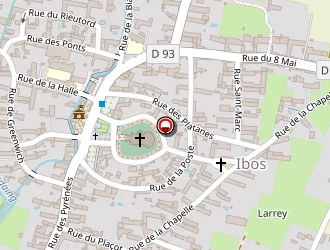 Carte de Lamarque à Ibos