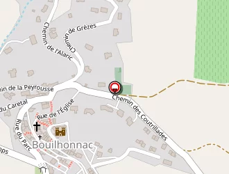 Carte de Terrain De Pétanque à Bouilhonnac