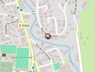 Carte de Communauté D'agglomération Pau-pyrénées à Gan