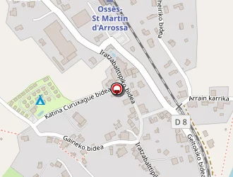 Carte de Zuzuarregui Uhaina Uhaina à Saint-martin-d'arrossa