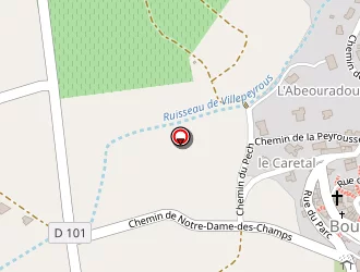 Carte de Arbrascrap à Bouilhonnac