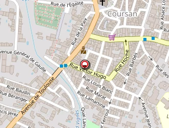 Carte de Audace Coiffure à Coursan