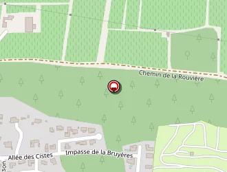 Carte de Le Deffends De Becasson à Pierrefeu-du-var