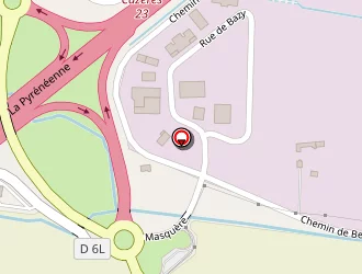 Carte de Azenco à Cazères