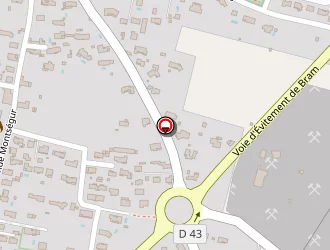 Carte de Clos Saint Loup à Bram