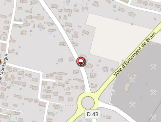 Carte de Le Clos Saint Loup à Bram