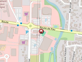 Carte de Décathlon à Tarbes