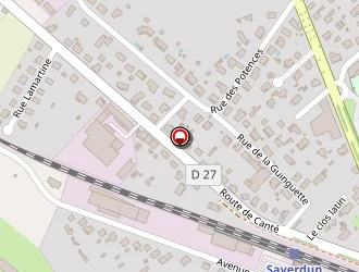 Carte de Complexe Sportif Girbet à Saverdun