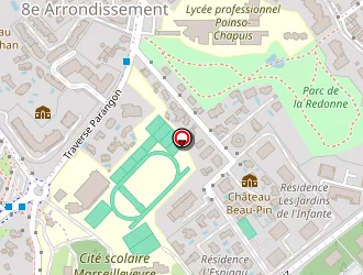 Carte de Chateau Beaupin à Marseille