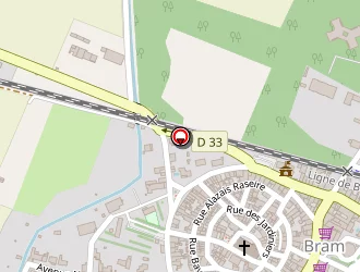 Carte de Aaron Taxi Lauragais à Bram