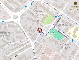 Carte de Garage Manelli à Marseille