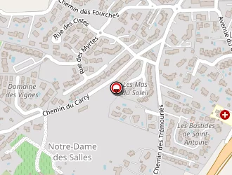 Carte de Adis Serra Holding à Cogolin