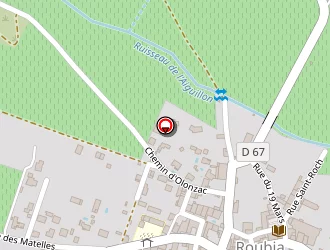 Carte de La Fourchette Folle à Roubia