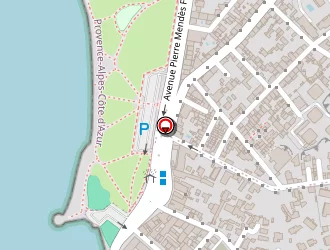 Carte de Hôtel Le Mistral à Marseille