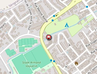 Carte de Pompiers à Valras-plage