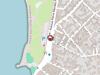 Carte de Auto Ecole Pointe Rouge à Marseille