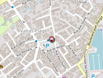 Carte de Perle Noire à Valras-plage