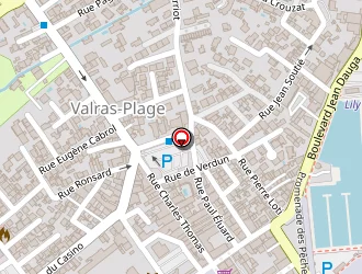 Carte de Le Lafayette à Valras-plage