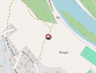 Carte de Loustalet à Narcastet