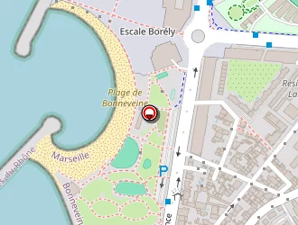 Carte de Plages Du Prado à Marseille