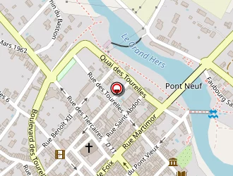 Carte de Bourdel Paulette à Mazères