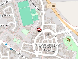 Carte de Negre à Villemoustaussou